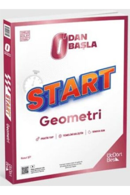 ÜÇDÖRTBEŞ 0 DAN BAŞLA START GEOMETRİ - ÜÇDÖRTBEŞ YAYINLARI