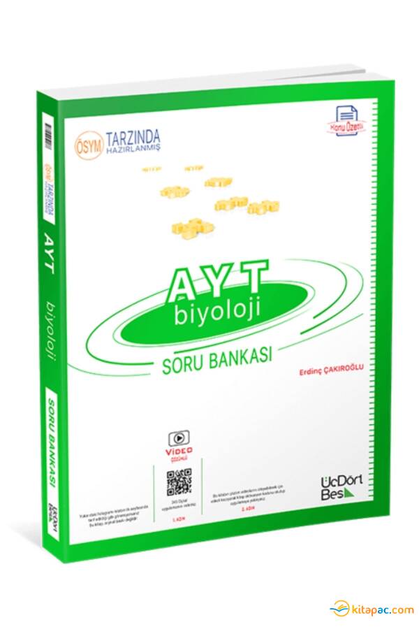 ÜÇDÖRTBEŞ AYT BİYOLOJİ Soru Bankası - 1