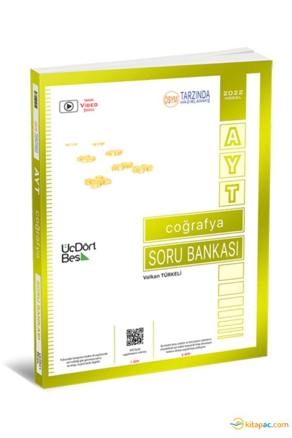 ÜÇDÖRTBEŞ AYT COĞRAFYA Soru Bankası - 1