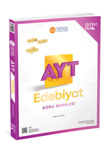 ÜÇDÖRTBEŞ AYT EDEBİYAT SORU BANKASI - ÜÇDÖRTBEŞ YAYINLARI