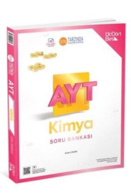 ÜÇDÖRTBEŞ AYT KİMYA Soru Bankası - ÜÇDÖRTBEŞ YAYINLARI