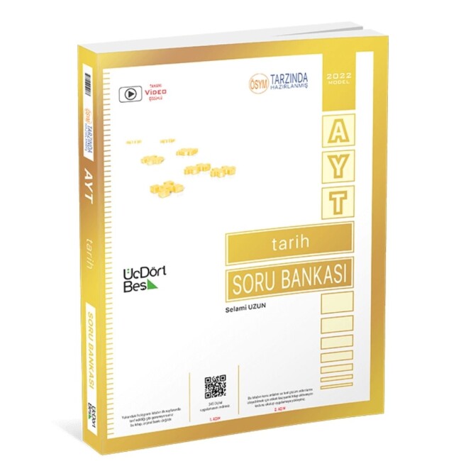 ÜÇDÖRTBEŞ AYT TARİH Soru Bankası - ÜÇDÖRTBEŞ YAYINLARI