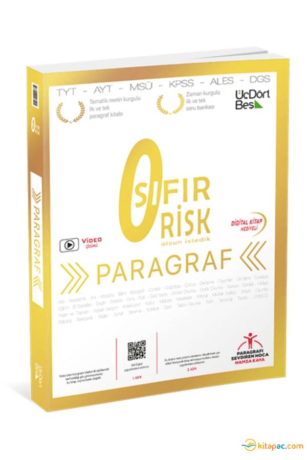 ÜÇDÖRTBEŞ PARAGRAF SIFIR RİSK - 1