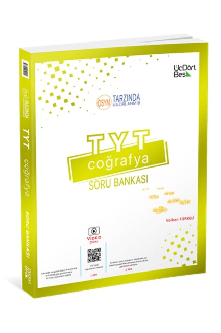 ÜÇDÖRTBEŞ TYT COĞRAFYA Soru Bankası - ÜÇDÖRTBEŞ YAYINLARI