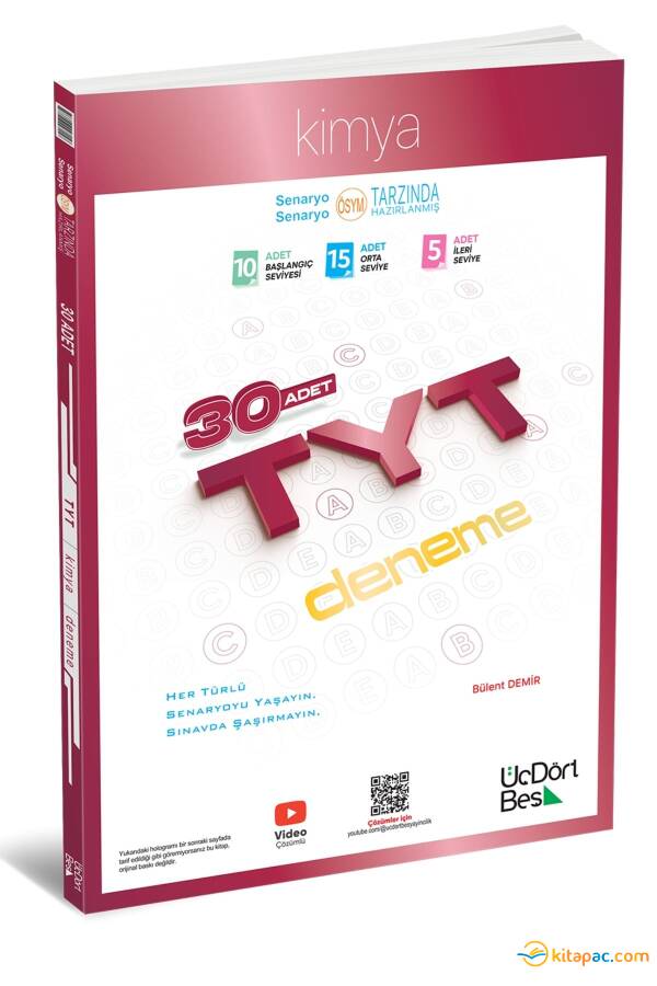 ÜÇDÖRTBEŞ TYT 30 LU KİMYA DENEME - 1