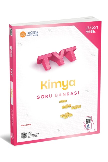 ÜÇDÖRTBEŞ TYT KİMYA SORU BANKASI - ÜÇDÖRTBEŞ YAYINLARI