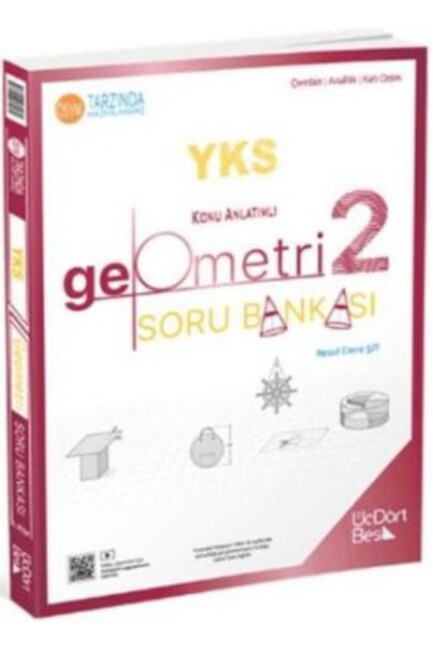 ÜÇDÖRTBEŞ YKS GEOMETRİ K.A.SORU BANKASI 2.KİTAP - ÜÇDÖRTBEŞ YAYINLARI