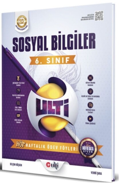 ULTİ 6.Sınıf SOSYAL BİLGİLER (HÖF) - HAFTALIK ÖDEV FÖYLERİ - ULTİ YAYINLARI