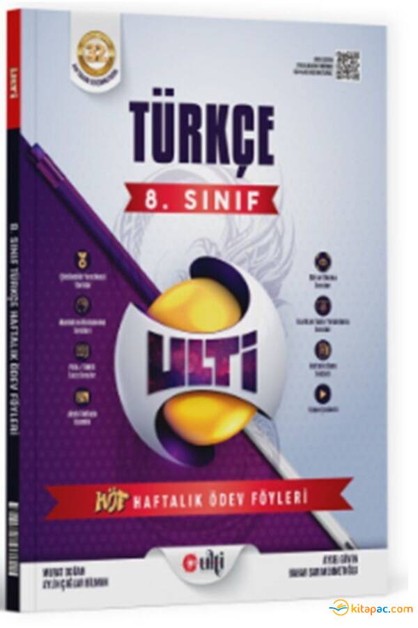 ULTİ 8.Sınıf TÜRKÇE HAFTALIK ÖDEV FÖYLERİ - 1
