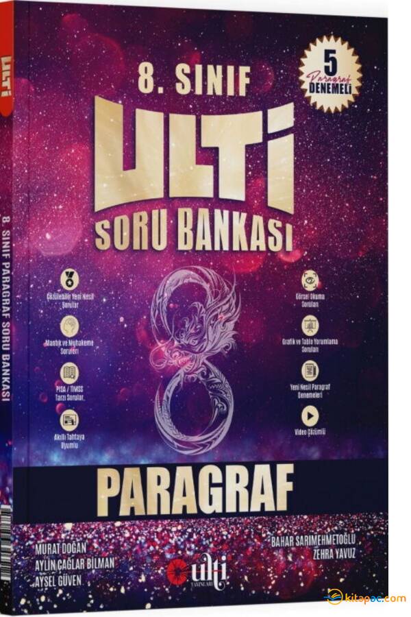 ULTİ YAYINLARI 8.Sınıf PARAGRAF SORU BANKASI - 1