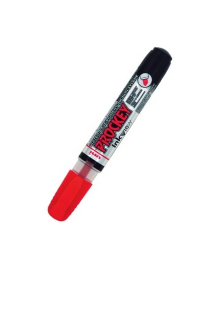 UNİ BALL PM-225 PROCKEY MARKÖR KESİKUÇ - KIRMIZI - ÜNİBALL