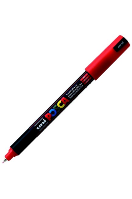 UNİ POSCA PC-1MR 0,7 SU BAZLI POSTER MARKÖR - Kırmızı - POSCA