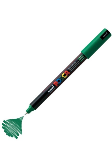 UNİ POSCA PC-1MR 0,7 SU BAZLI POSTER MARKÖR - Yeşil - POSCA