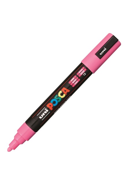 UNİ POSCA PC-5M SU BAZLI 1,8-2,5mm.POSTER MARKÖR - Pembe - POSCA