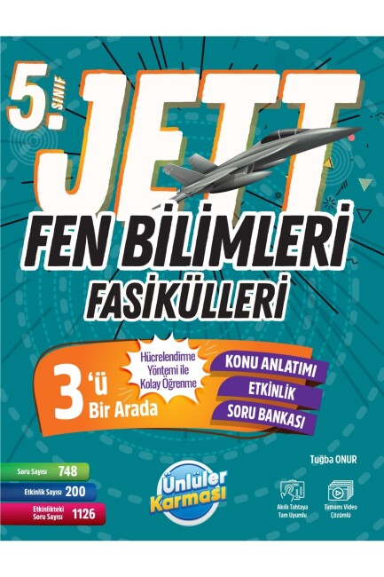 ÜNLÜLER KARMASI 5.Sınıf JETT FEN BİLİMLERİ FASİKÜLLER - ÜNLÜLER KARMASI