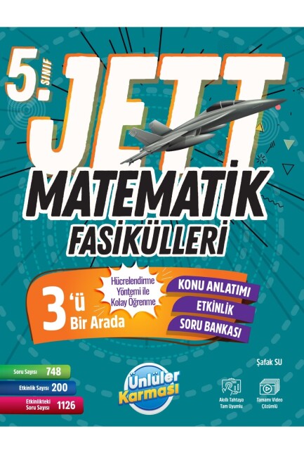 ÜNLÜLER KARMASI 5.Sınıf JETT MATEMATİK FASİKÜLLER - ÜNLÜLER KARMASI