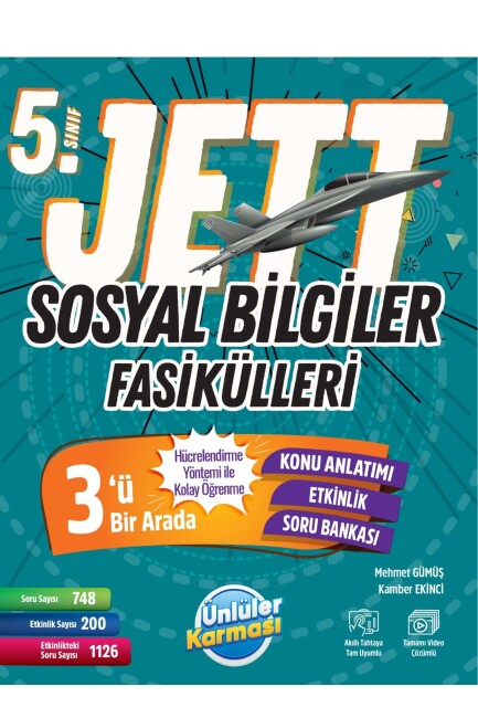 ÜNLÜLER KARMASI 5.Sınıf JETT SOSYAL BİLGİLER FASİKÜLLER - ÜNLÜLER KARMASI