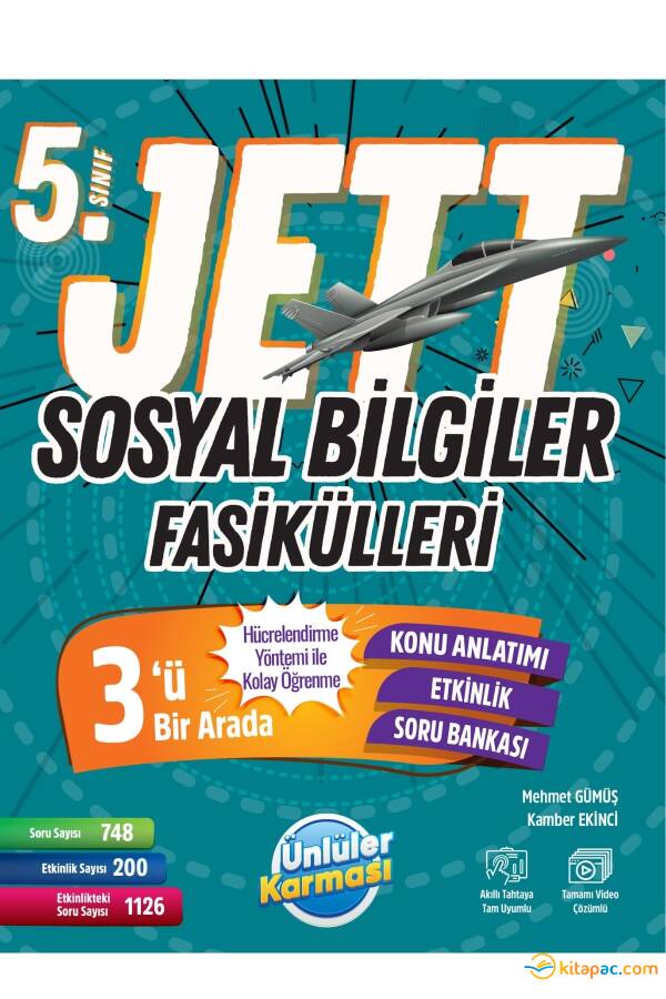 ÜNLÜLER KARMASI 5.Sınıf JETT SOSYAL BİLGİLER FASİKÜLLER - 1