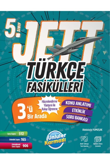 ÜNLÜLER KARMASI 5.Sınıf JETT TÜRKÇE FASİKÜLLERİ - ÜNLÜLER KARMASI