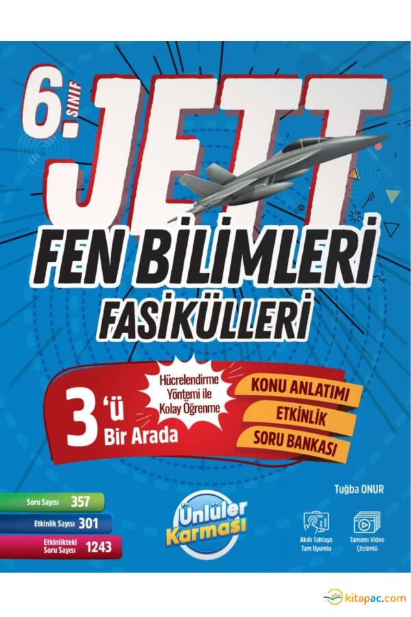 ÜNLÜLER KARMASI 6.Sınıf JETT FEN BİLİMLERİ FASİKÜLLER - 1