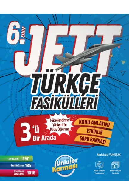 ÜNLÜLER KARMASI 6.Sınıf JETT TÜRKÇE FASİKÜLLER - ÜNLÜLER KARMASI