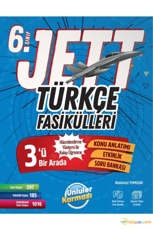ÜNLÜLER KARMASI 6.Sınıf JETT TÜRKÇE FASİKÜLLER - 1