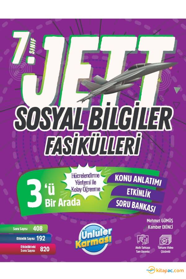 ÜNLÜLER KARMASI 7.Sınıf JETT SOSYAL BİLGİLER FASİKÜLLER - 1