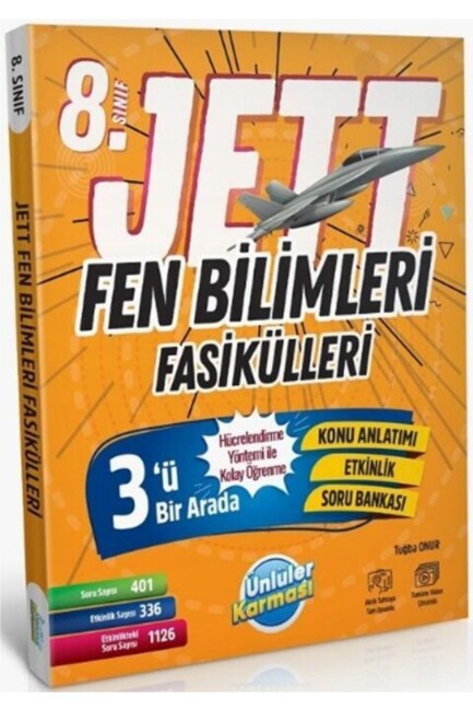 ÜNLÜLER KARMASI 8.Sınıf JETT FEN BİLİMLERİ FASİKÜLLER - ÜNLÜLER KARMASI