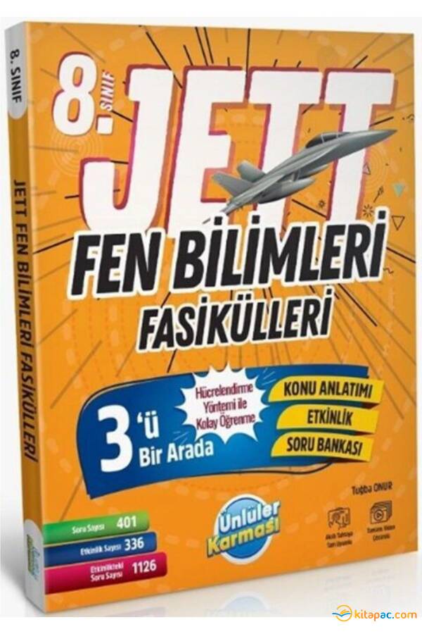 ÜNLÜLER KARMASI 8.Sınıf JETT FEN BİLİMLERİ FASİKÜLLER - 1