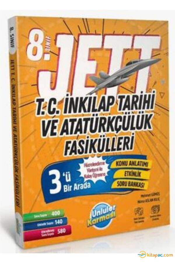 ÜNLÜLER KARMASI 8.Sınıf JETT İNKİLAP TARİHİ FASİKÜLLER - 1