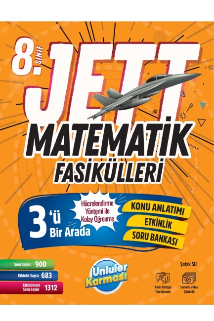 ÜNLÜLER KARMASI 8.Sınıf JETT MATEMATİK FASİKÜLLER - ÜNLÜLER KARMASI