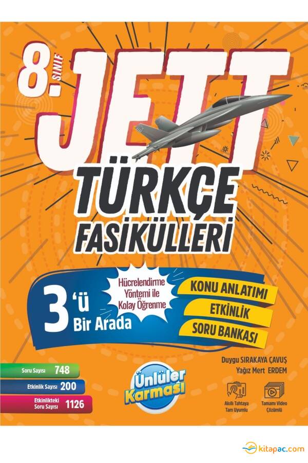 ÜNLÜLER KARMASI 8.Sınıf JETT TÜRKÇE FASİKÜLLER - 1