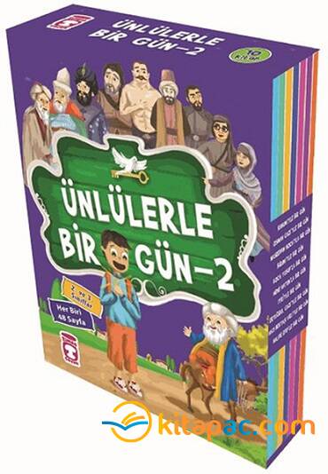 ÜNLÜLERLE BİR GÜN-2-10 Kitap - 2 ve 3.Sınıflar - 1