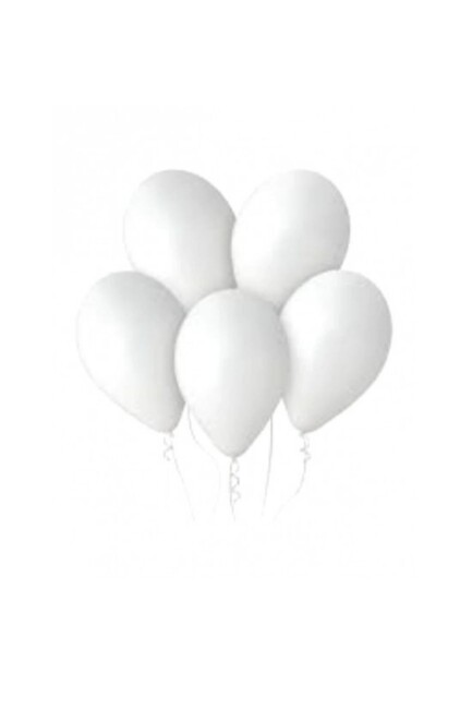 VAGON 12'' 100 ADET BALON BEYAZ - HELVACIOĞLU