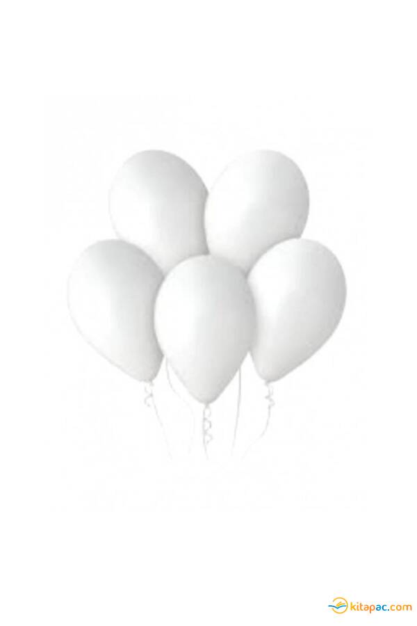 VAGON 12'' 100 ADET BALON BEYAZ - 1