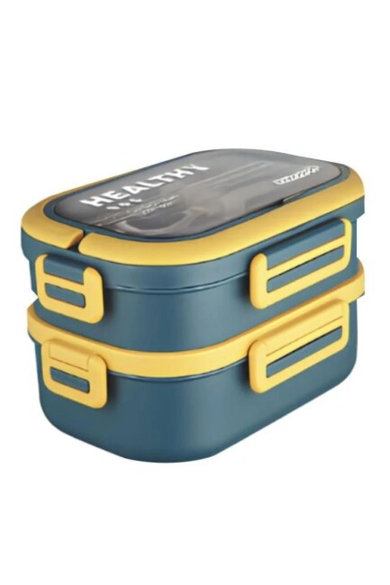 VAGON LİFE 1330 ML BESLENME KUTUSU PASLANMAZ ÇELİK 2'Lİ MAVİ 6715 - 2