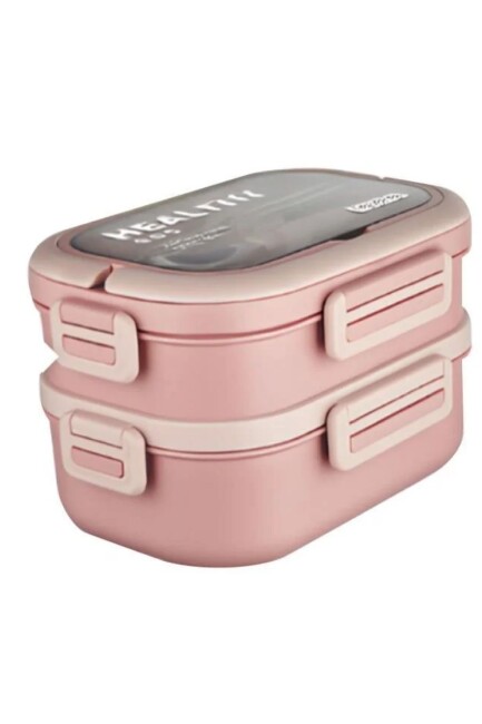 VAGON LİFE 1330 ML BESLENME KUTUSU PASLANMAZ ÇELİK 2'Lİ PEMBE 6715 - 2