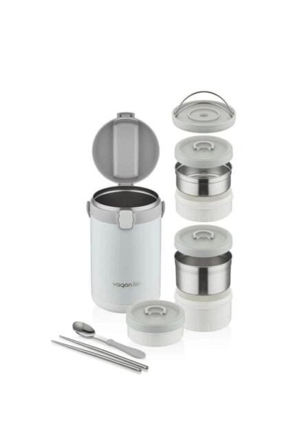 VAGON LİFE BESLENME KUTUSU ÇELİK PREMİUM 2100 ML - 3