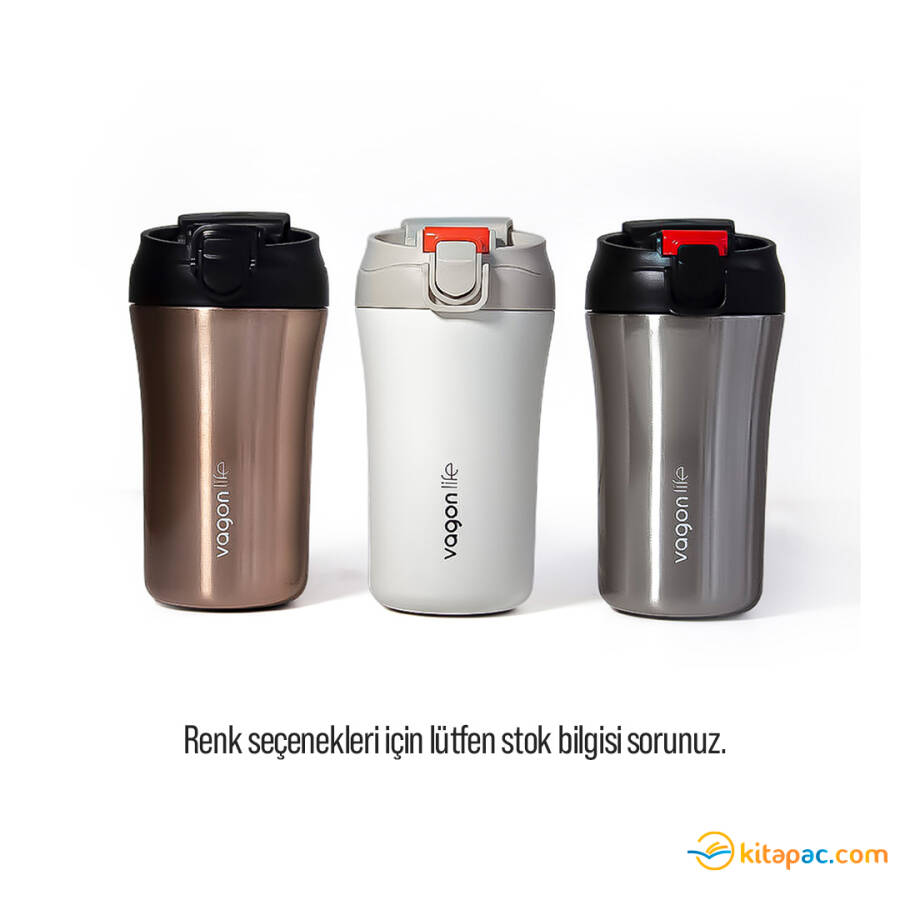 VAGON LİFE ÇELİK MUG MATARA 400 ml - 1