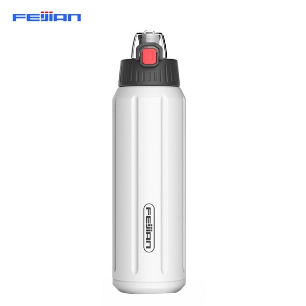 VAGON LİFE FEIJIAN CUTOFF PASLANMAZ ÇELİK MATARA 450 ml Beyaz - FEIJIAN