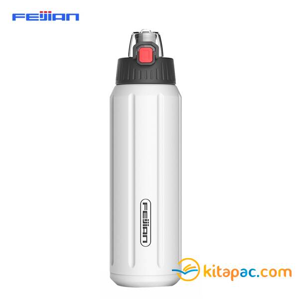 VAGON LİFE FEIJIAN CUTOFF PASLANMAZ ÇELİK MATARA 450 ml Beyaz - 1