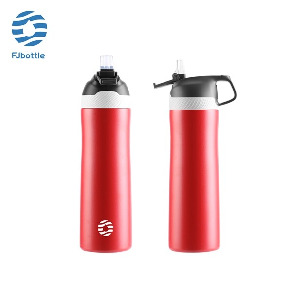 VAGON LİFE FEIJIAN FID PASLANMZ ÇELİK Pipetli MATARA 550 ml Kırmızı - FEIJIAN