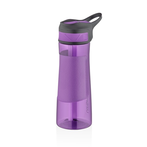 VAGON LİFE UZSPACE RİNG TRITAN Pipetli SULUK 670 ml Mor - UZSPACE