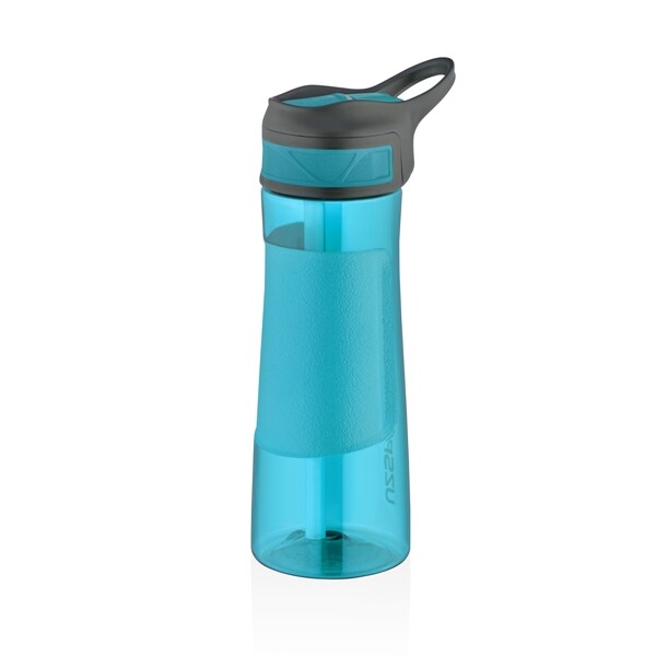 VAGON LİFE UZSPACE RİNG TRITAN Pipetli SULUK 670 ml Turkuaz - UZSPACE