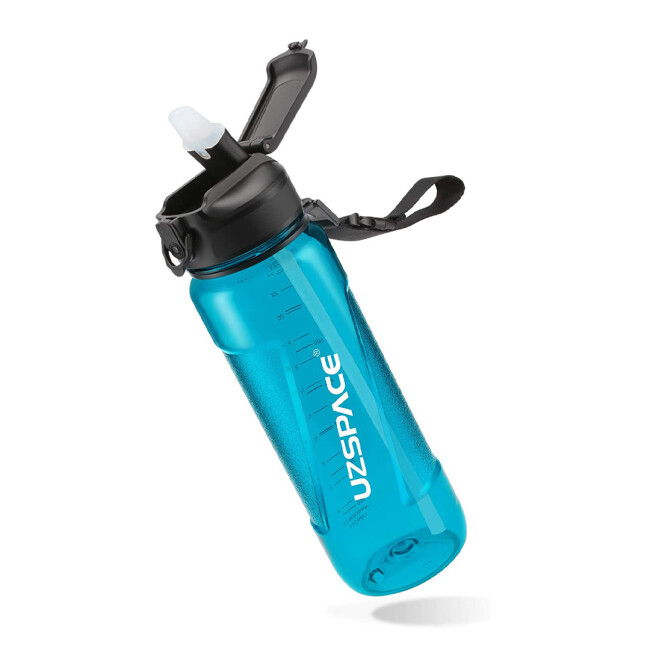 VAGON LİFE UZSPACE TRITAN Pipetli SULUK MATARA 850 ml Mavi - UZSPACE