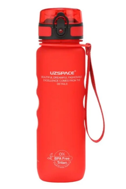 VAGON LİFE UZSPACE TUTMA DESTEKLİ TRITAN SULUK 500 ml KIRMIZI - UZSPACE