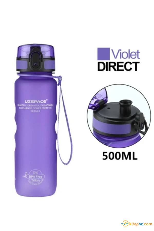 VAGON LİFE UZSPACE TUTMA DESTEKLİ TRITAN SULUK 500 ml Mor - 1