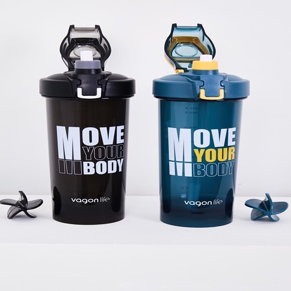 VAGON LİFE VAGONLİFE LOVE POLİPROPİLEN Pipetli SULUK 700 ml Asorti - VAGON LİFE