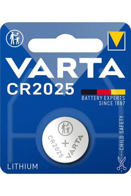 VARTA CR 2025 TEKLİ LİTYUM DÜĞME PİL - VARTA
