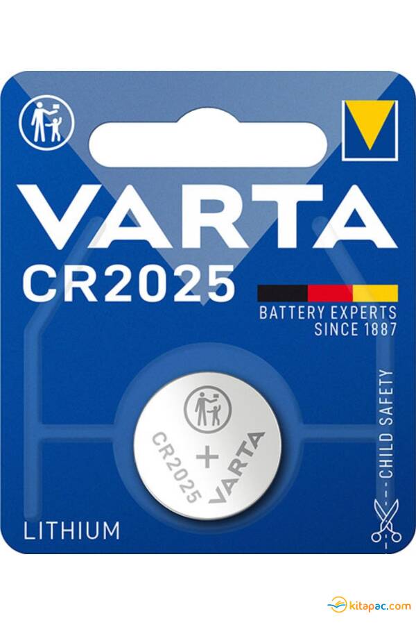 VARTA CR 2025 TEKLİ LİTYUM DÜĞME PİL - 1